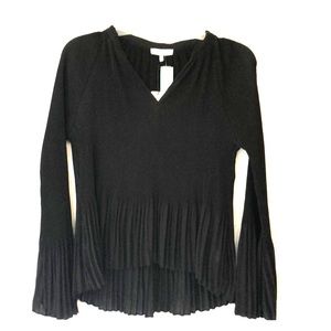 Current Air Mini Pleat Bell Sleeve  / Stitch Fix